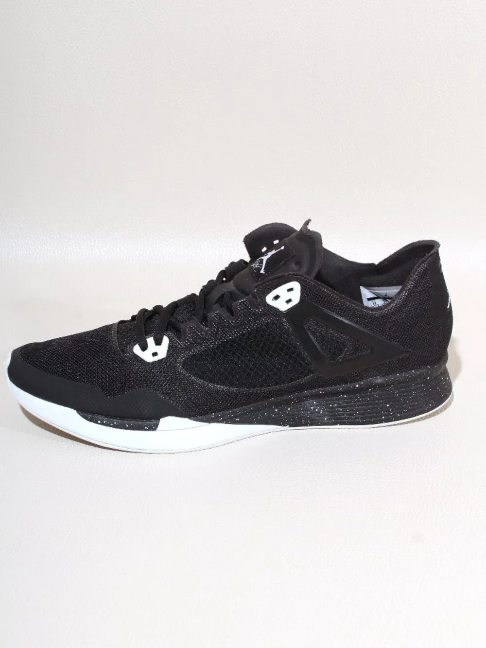 Mens 2018 Nike Air Jordan 89 Racer Oreo Size 12 AQ3747-001 Black Shoes Sneakers